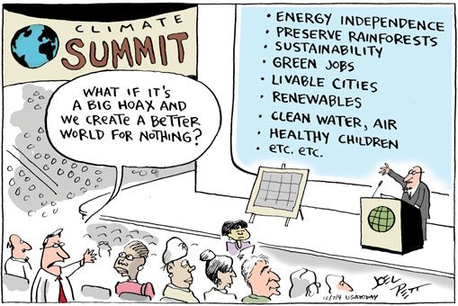 image of comic discussing global warming