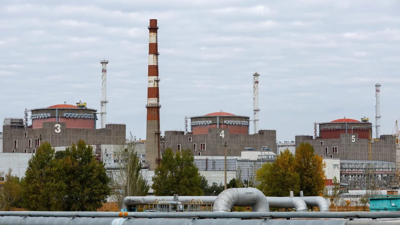 A view shows the Zaporizhzhia Nuclear Power Plant in the course of Russia-Ukraine conflict outside Enerhodar in the Zaporizhzhia region, Russian-controlled Ukraine, October 14, 2022/Alexander Ermochenko Reuters