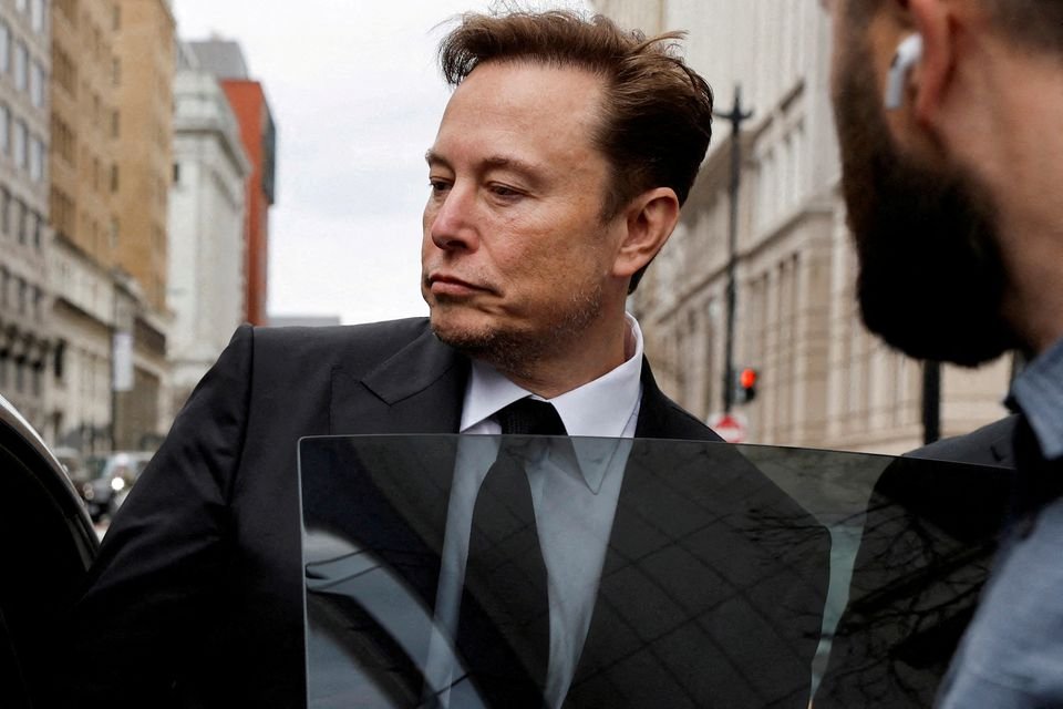 Deepfake Defense Denied: Elon Musk / Tesla CEO Elon Musk and his security detail depart the company’s local office in Washington, U.S. January 27, 2023. REUTERS/Jonathan Ernst/File Photo