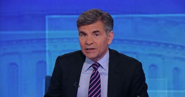 George Stephanopoulos speaking on the air