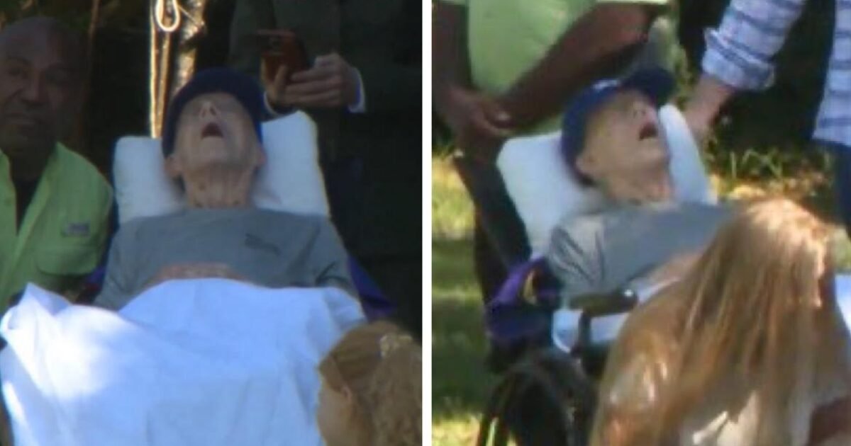 WATCH Jimmy Carter Wheeled Outside in Shocking Condition to Celebrate